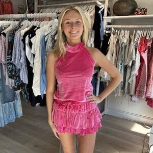 NWT SHUG Butler Halter Top